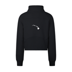 Leialoha Cropped Half-Zip Sweatshirt