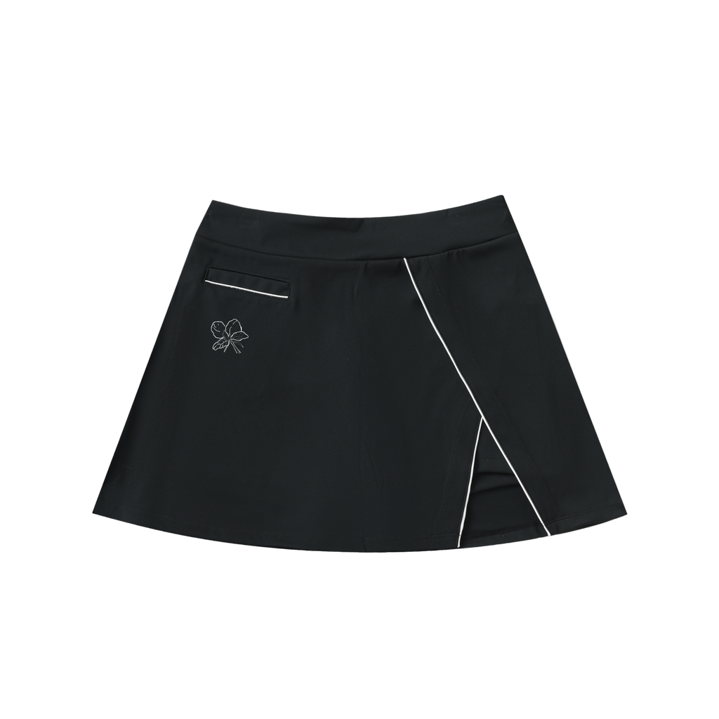 Leialoha High-Waist Pocketed A-Line Skirt