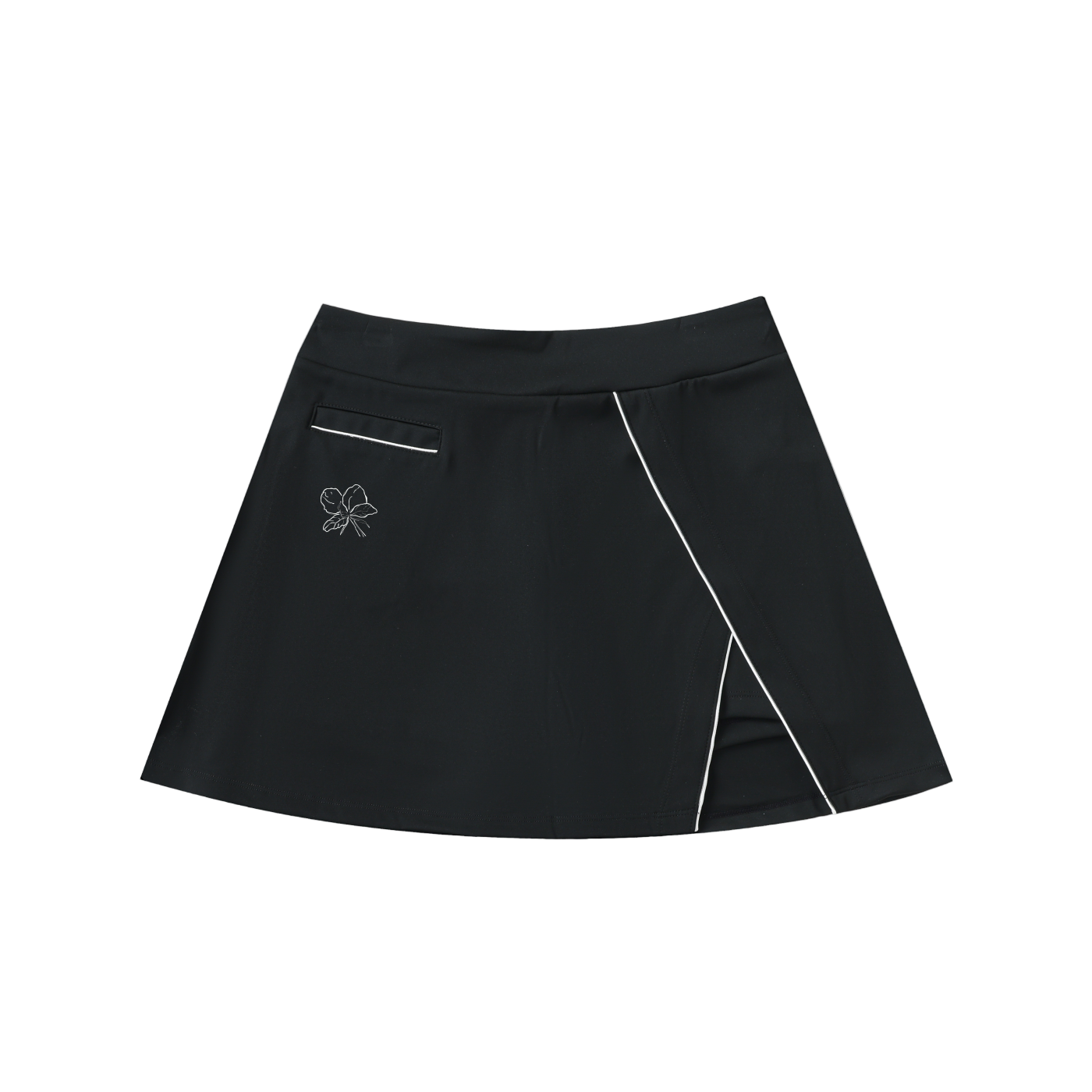 Leialoha High-Waist Pocketed A-Line Skirt