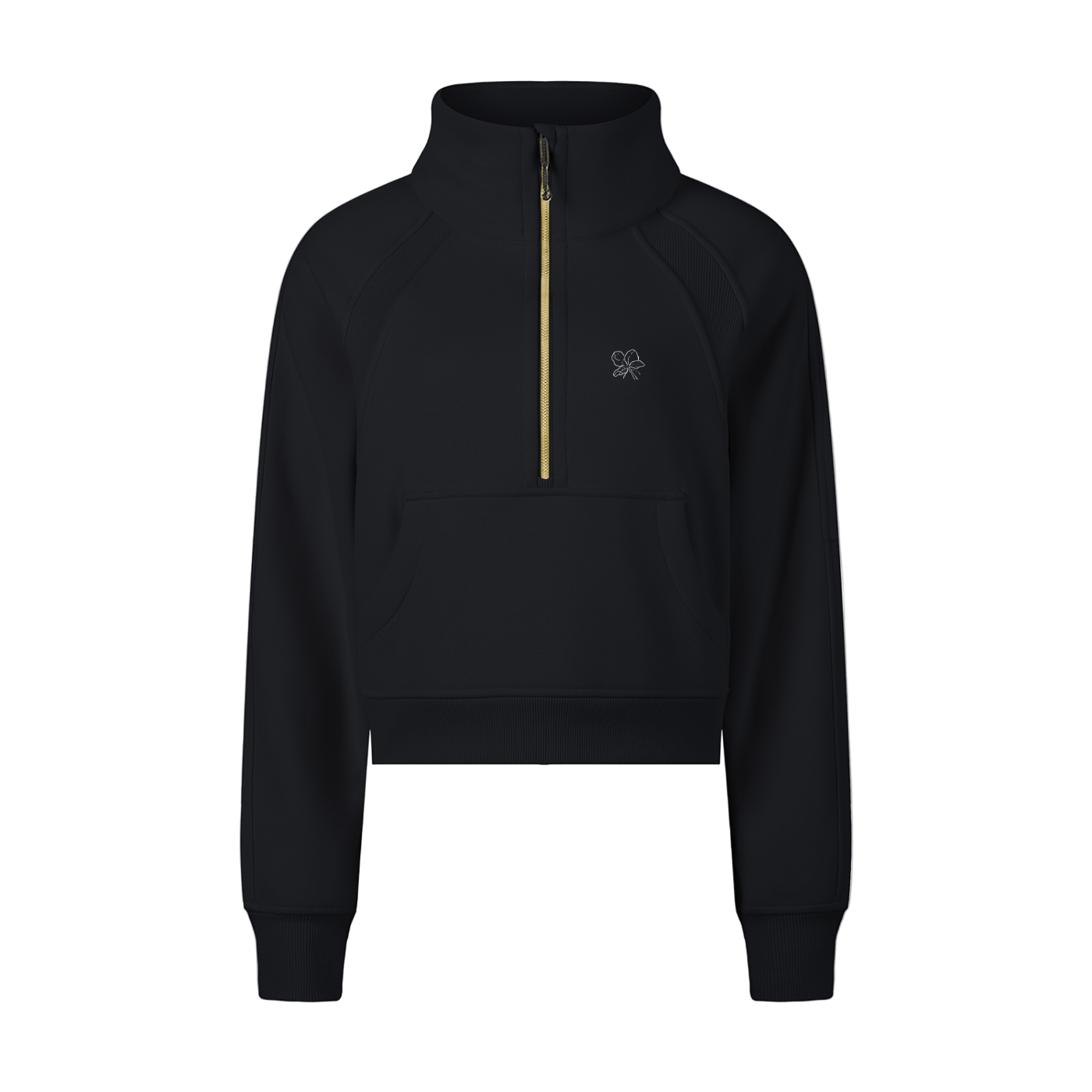 Leialoha Cropped Half-Zip Sweatshirt