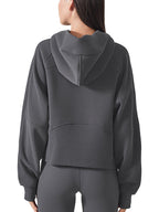 Leialoha Cropped Zip-Through Hoodie